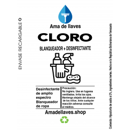Recargables - Cloro Ultra al 3% - 1 litro