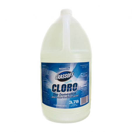 Cloro Grassoff al 6% - 3.785 litros