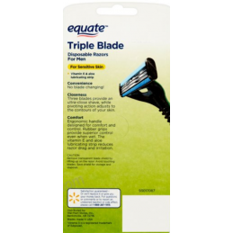 Equate Men's Triple Blade